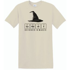 Funny Periodic Table Gandalf - Potter stílus férfi rövid ujjú póló