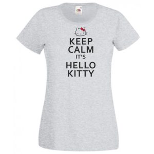 Keep Calm - Hello Kitty női rövid ujjú póló