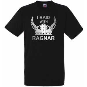 Vikings - I Raid With Ragnar férfi rövid ujjú póló