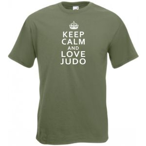 Keep Calm Love Judo férfi rövid ujjú póló