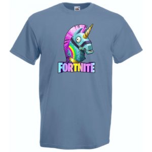 Unicorn Llama - Game fan Fortnite stílus férfi rövid ujjú póló