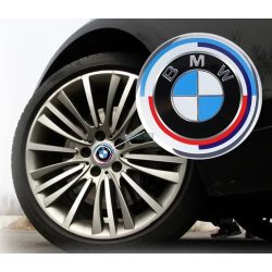   3D autó BMW 50 felniközép kupak matrica (4 db) 60 mm alumínium