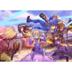 FanArt Anime - Overwatch -F poszter