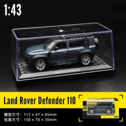   CCA autó modell 1:43 Land Rover Defender 110 terpjáró - vitrindobozban, kék