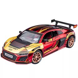   Versenyautó modell Audi R8 1:24 fényekkel és hanggal - Design - Vasember