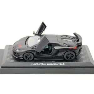 CCA autómodell 1:43 Lamborghini Aventador SVJ 63 licenszes, gyüjtőknek - vitrindobozban fekete