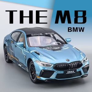 Fém autómodell 1:24 BMW M8 rajongóknak, gyüjtőknek