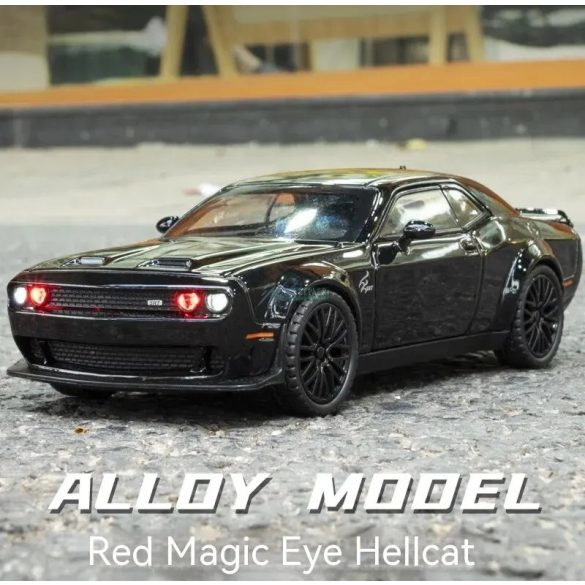 Fém autó modell 1:32 Dodge Challenger - Hellcat