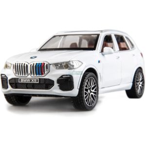 Fém autómodell BMW X5 MPower gyüjtőknek 1:32 - fehér OEM